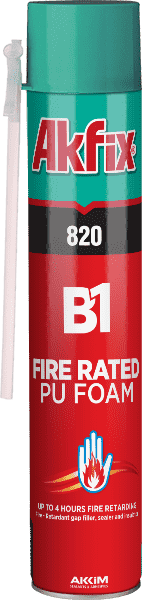 820 B1 Fire Rated PU Foam (straw)