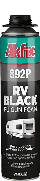 892P RV Black Pu Gun Foam