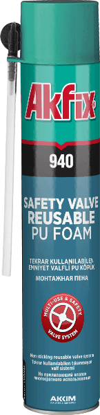 940 Safety Valve Reusable Pu Foam